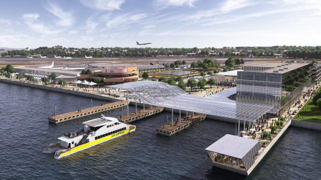 ademas de las nuevas terminales se contempla la construcción de una terminal marina para conectar con el resto de Nueva York. 