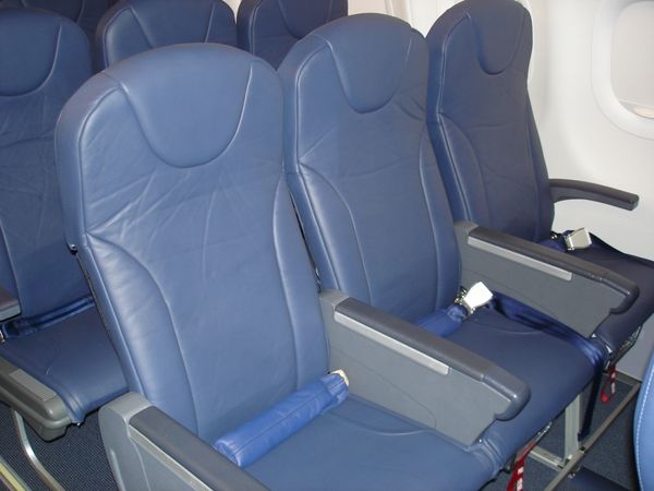 Wingo tendrá butacas pre-reclinadas, similares a las de Spirit Airlines.