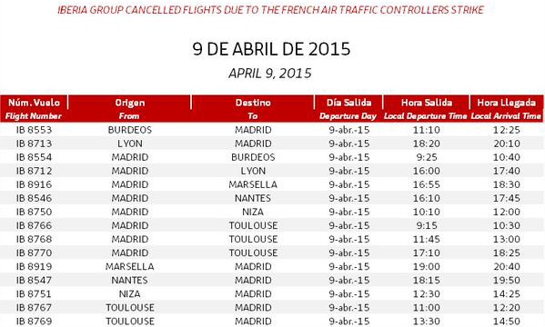 Iberia-vlos cancelados