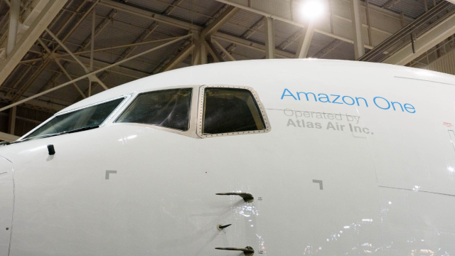 Un 767-300 fue convertido para convertirse en el "Amazon One"