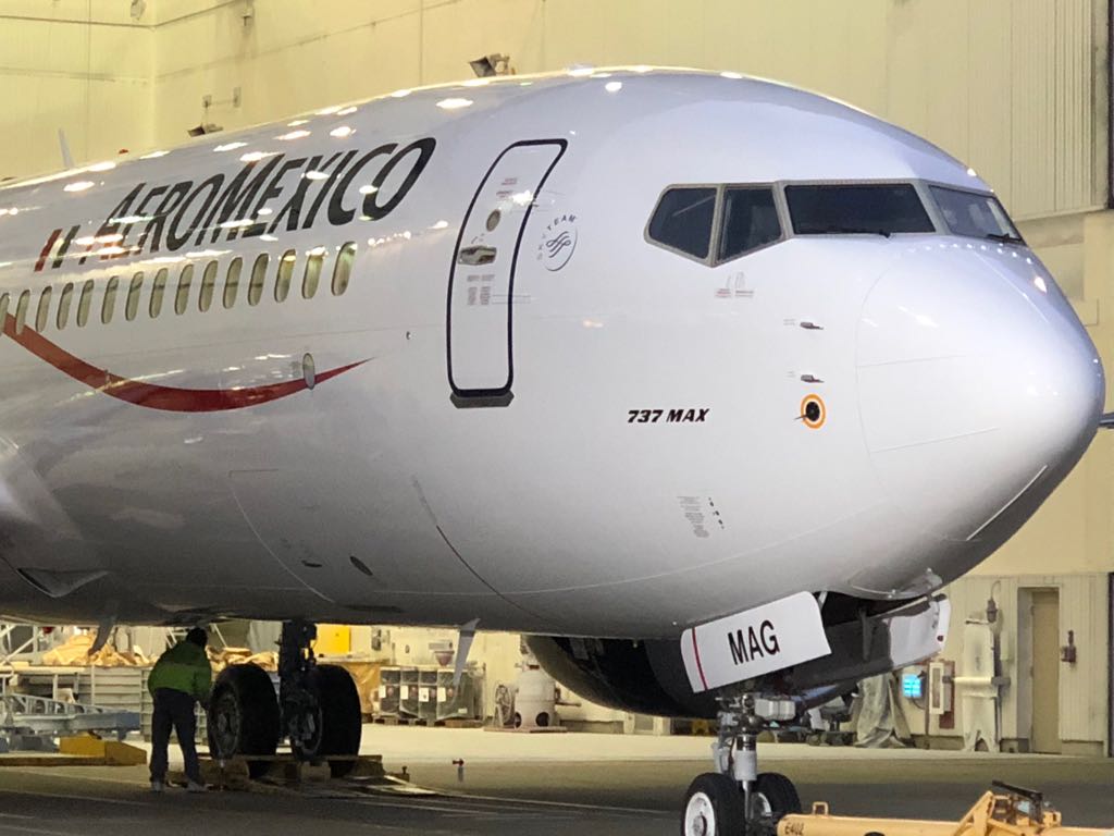 Aeromexico Presenta Primer Boeing 737 Max 8 Enelaire