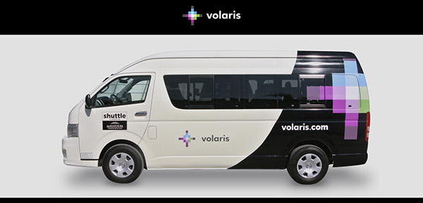 Volaris utilizaba shuttles como estos para transportar a los pasajeros de Santa Fe a Toluca. 