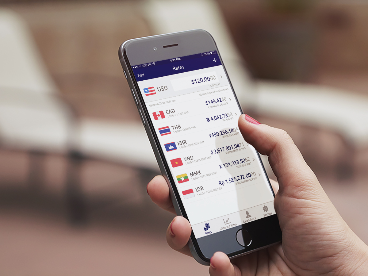 XE Currency app