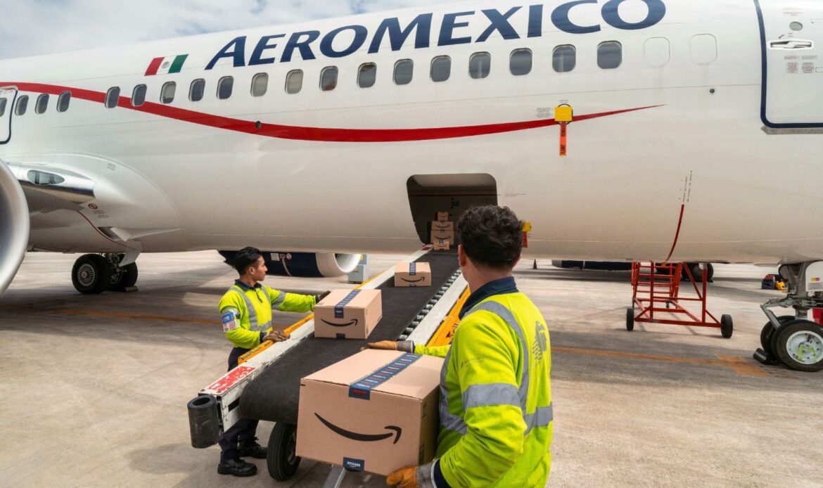 Amazon y Aeroméxico reducen el tiempo de entrega de paquetes a clientes