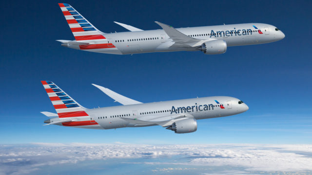 American ordena 47 B787; cancela pedido de A350