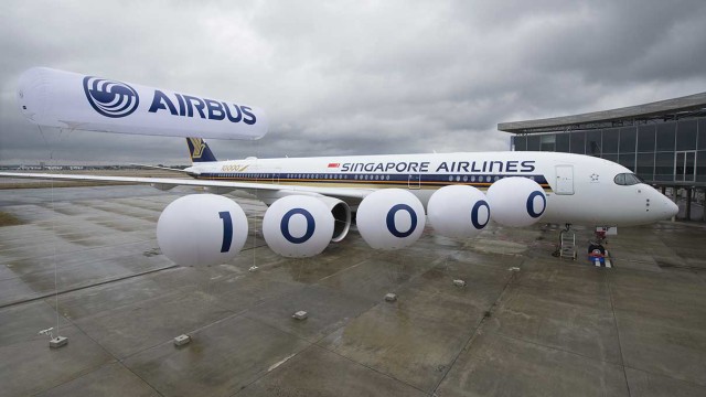 Airbus entregó su avión número 10,000