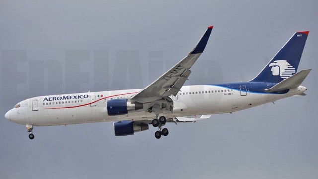 Ultimo vuelo del Boeing 767 de Aeromexico