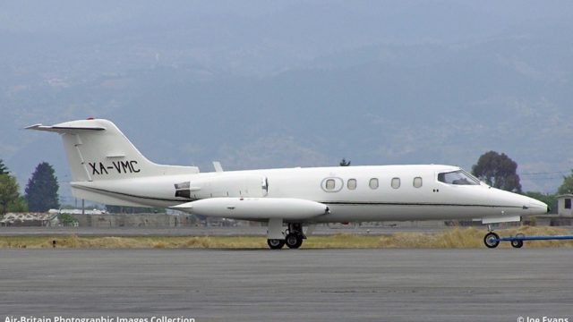 Se accidenta Learjet 25B al despegar de Toluca
