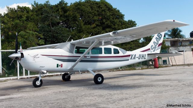 Se accidenta C207, XA-UHL, en Quintana Roo
