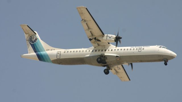 Iran suspende operaciones del ATR 72-200 y -500