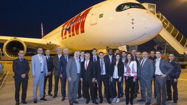 TAM recibe su primer A350XWB