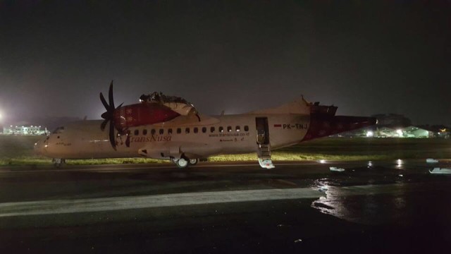 ATR42 y B737 colisionan en tierra