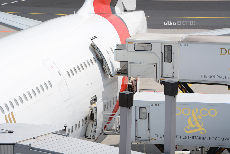 Los A380 de Emirates, presentes en todos los grandes aeropuertos de Europa, no pueden faltar.