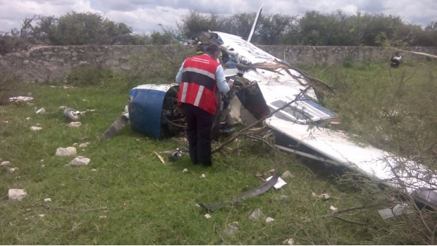 Se estrella Cessna 182 en Jalisco