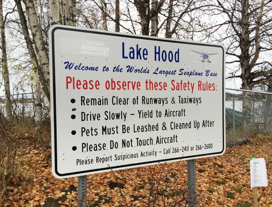 Lake Hood es la base de hidroaviones más grande y concurrida del mundo. 