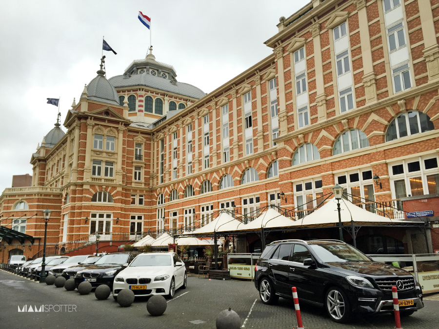La fachada del Hotel Kurhaus en Scheveningen. 