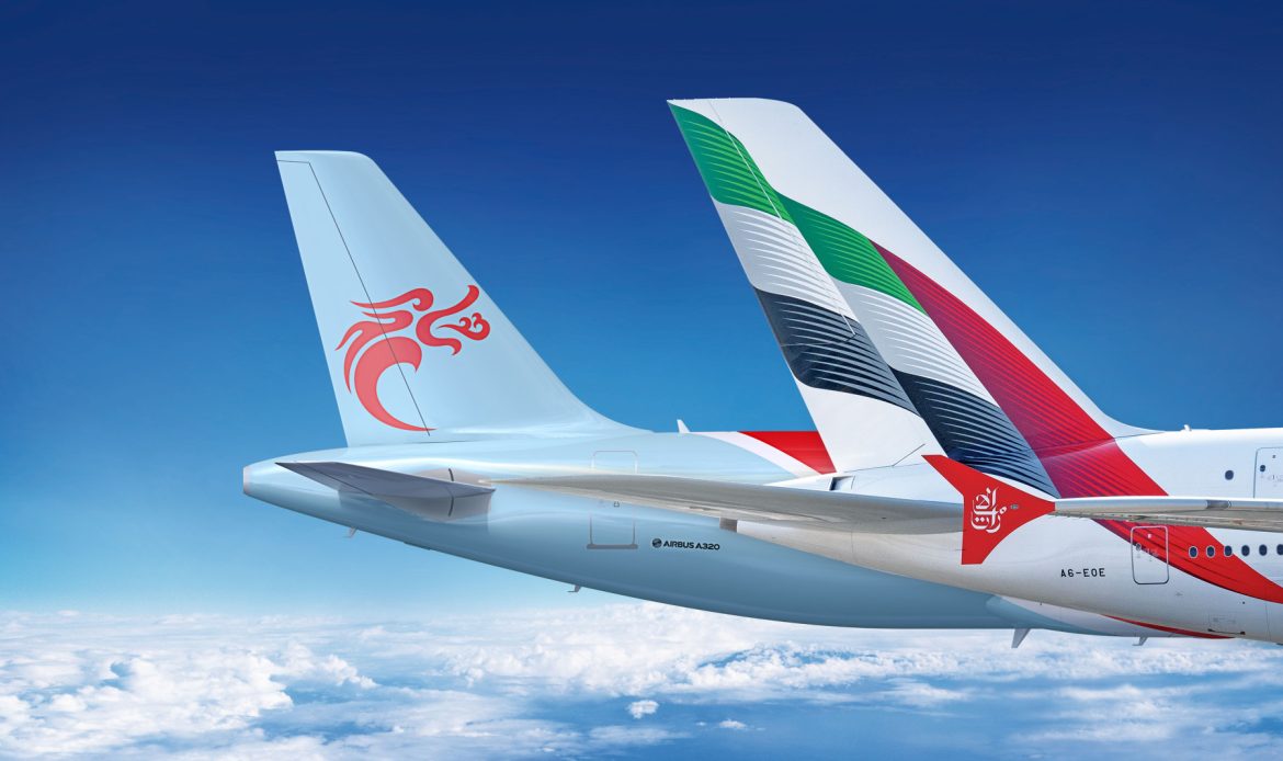 Emirates amplía conectividad en China mediante acuerdo interlineal con Loong Air