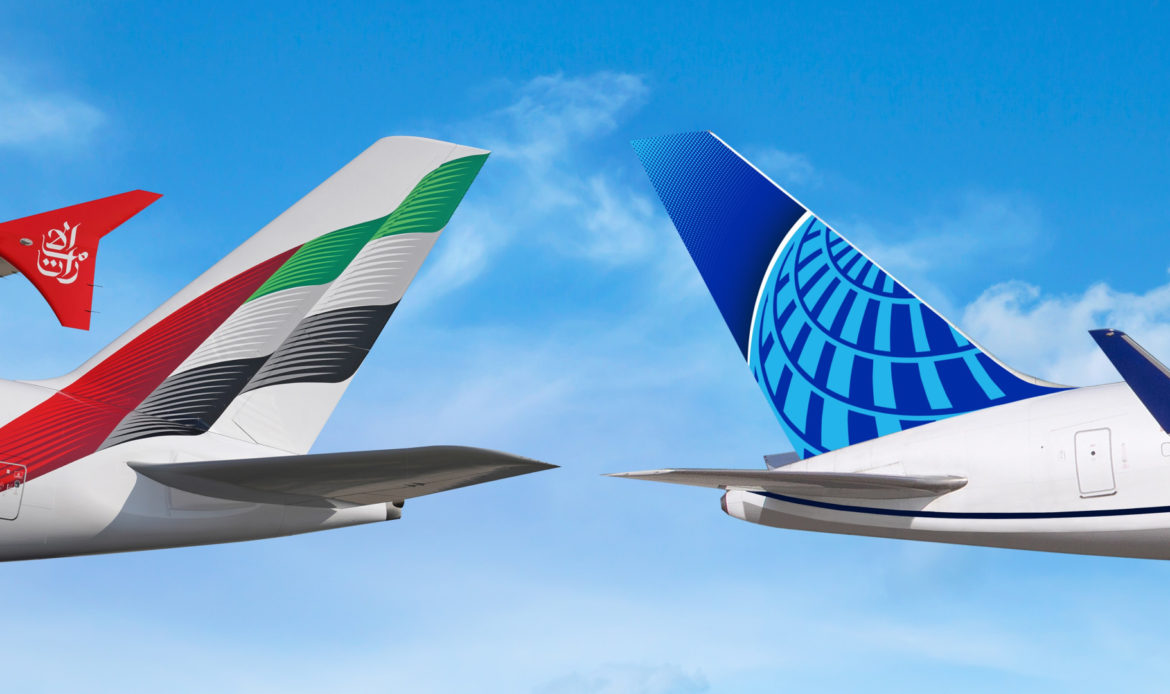 Emirates y United expanden código compartido añadiendo destinos a México