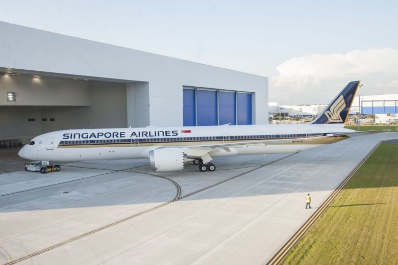 Singapore Airlines recibe un nuevo Boeing 787-10