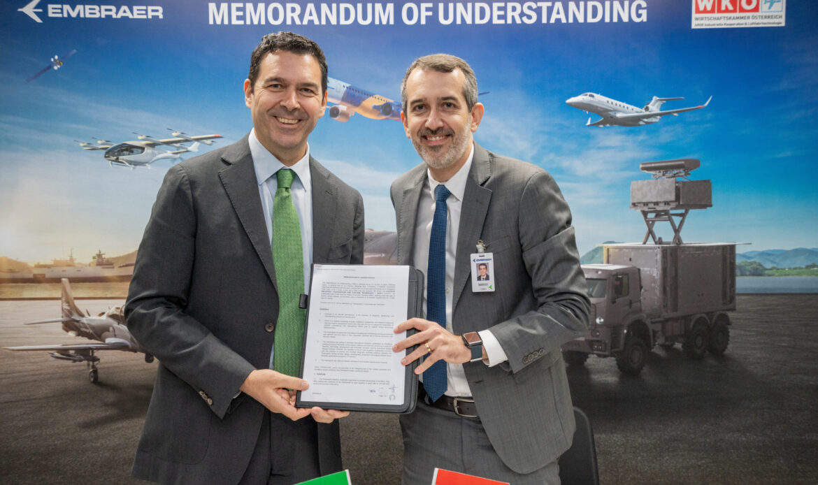 Embraer cooperará en el desarrollo aeroespacial austriaco