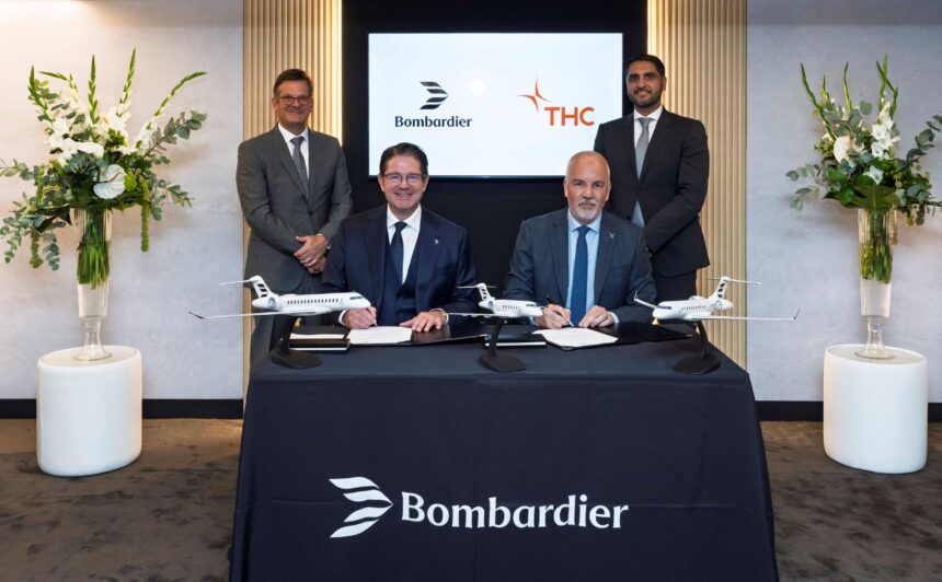 Bombardier Farnborough The Helicopter Company proyecta incorporar hasta 60 aviones Bombardier