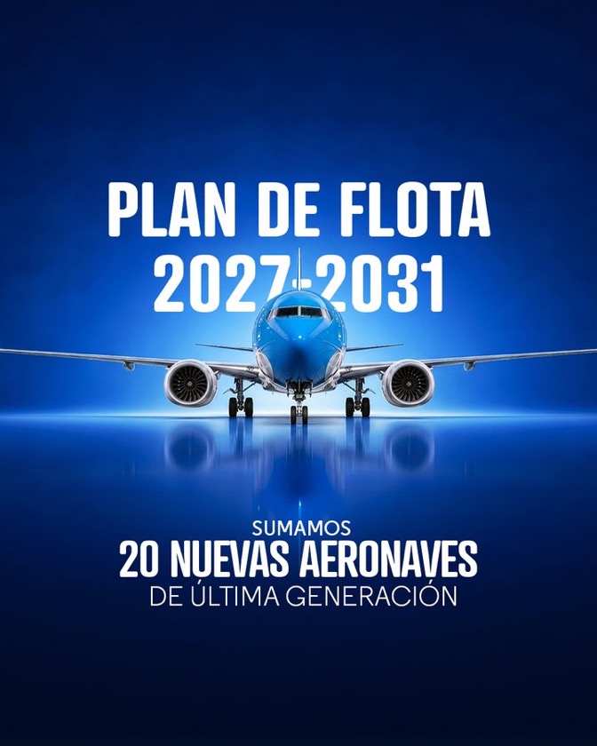 Aerolíneas Argentinas_1 Aerolíneas Argentinas presenta su Plan de Flota 2027–2031 con la incorporación de 20 nuevas aeronaves