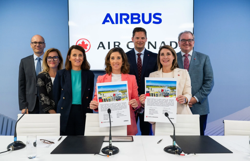 Air Canadá_SAF_1 Air Canada y Airbus impulsan la producción de SAF en Canadá con una inversión conjunta