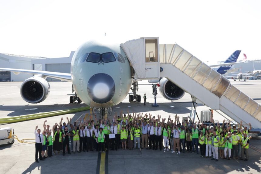 Airbus completa el vuelo más largo en la historia del A350-1000ULR con una misión de más de 24 horas
