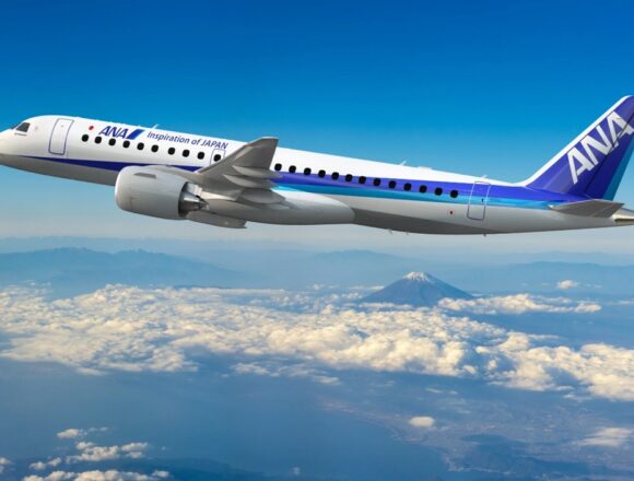 ANA_1 ANA amplía su flota con ocho Embraer E190-E2 adicionales
