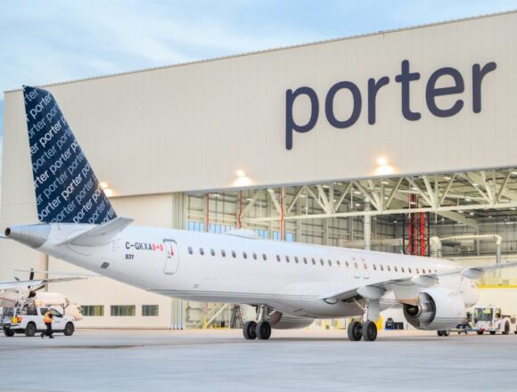 Porter Aviation Holdings obtiene financiamiento para incorporar hasta 19 Embraer E195-E2