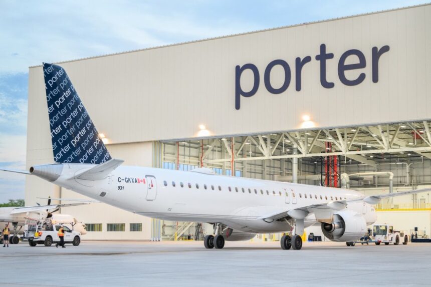 Porter_1 Porter Aviation Holdings obtiene financiamiento para incorporar hasta 19 Embraer E195-E2