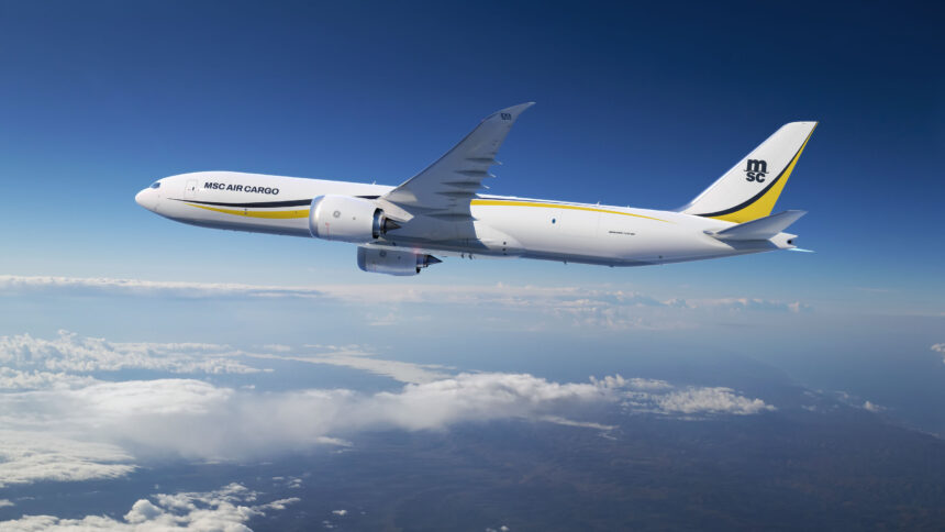 MSC Air Cargo ordena cinco Boeing 777-8F para ampliar su flota