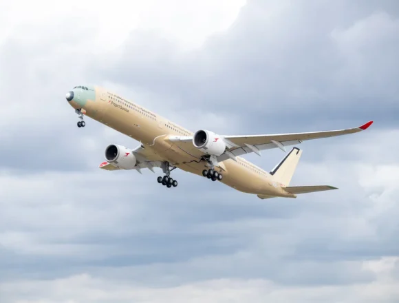 Primer A350-1000ULR de Project Sunrise llega por primera vez a Australia