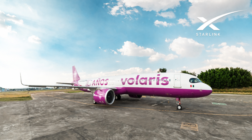 Volaris Volaris incorporará internet de Starlink en toda su flota a partir de 2027