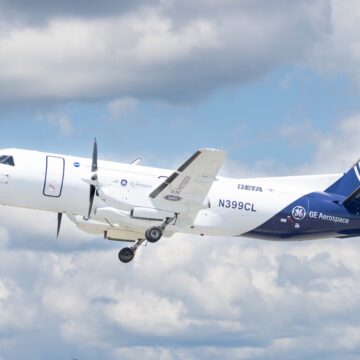 ge_aerospace_epfd GE Aerospace completa el primer vuelo híbrido-eléctrico a gran altitud junto con NASA, BETA Technologies y Boeing