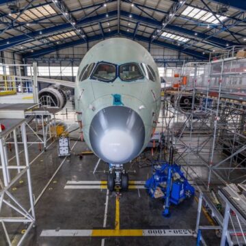 Airbus A350F completa con éxito las Pruebas de Vibración en Tierra y se acerca a su primer vuelo