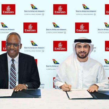 Emirates y South African Airways amplían su acuerdo de código compartido para fortalecer la conectividad en África