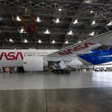 NASA presenta nuevo livery en su Boeing 777 de investigación