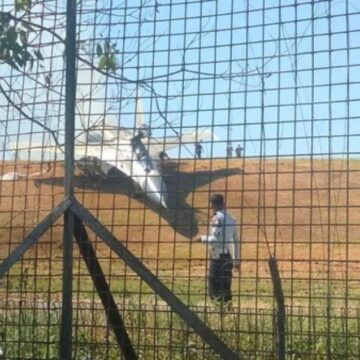 Sukhoi Su-30 de la Fuerza Aérea de Indonesia sufre excursión de pista