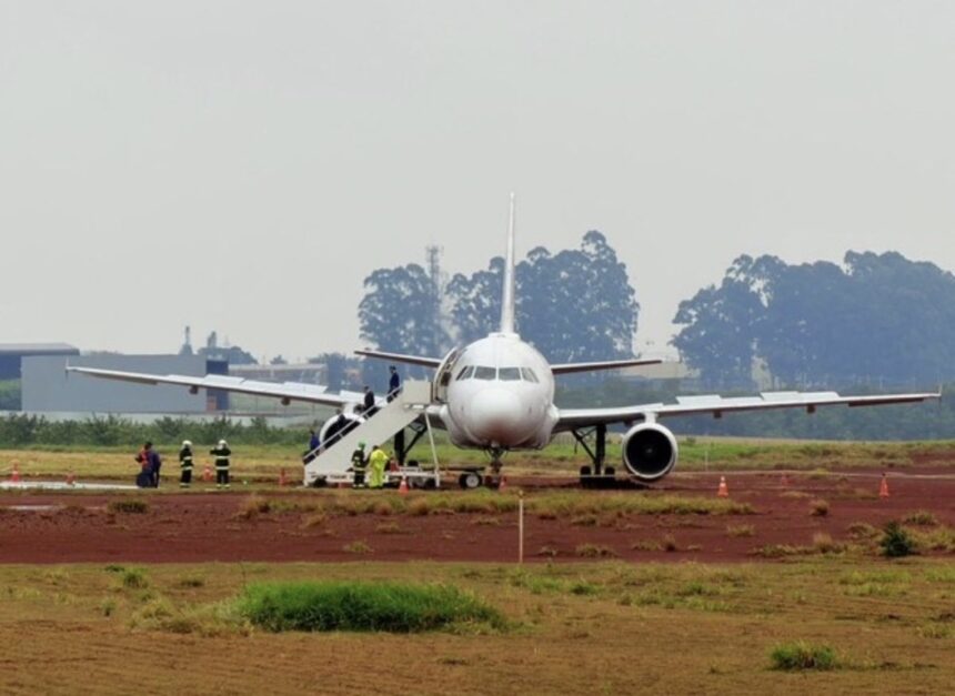 Latam A320 de Latam sale de pista tras aterrizaje en Cascavel, Brasil
