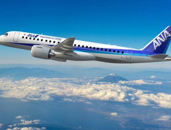 ANA amplía su flota de E190-E2 con ocho aeronaves adicionales