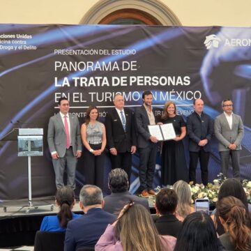 Aeroméxico y UNODC presentan estudio sobre trata de personas en el sector turístico en México