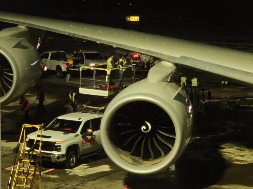 Air China Boeing 747-8 de Air China resulta dañado durante abastecimiento en Nueva York