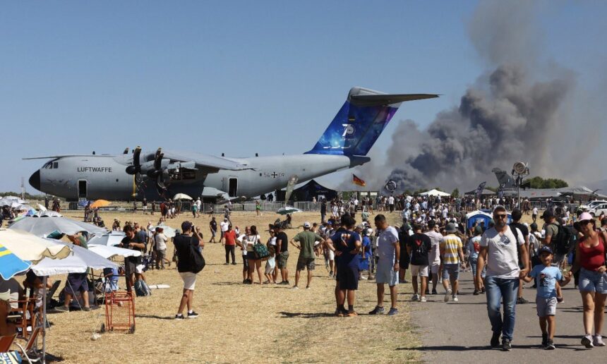 F-4E Phantom II sufre accidente durante el Athens Flying Week