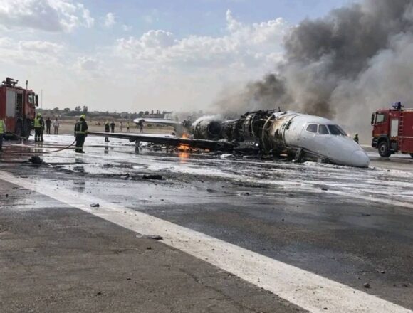 Cessna 680A sufre accidente durante el aterrizaje en Libia