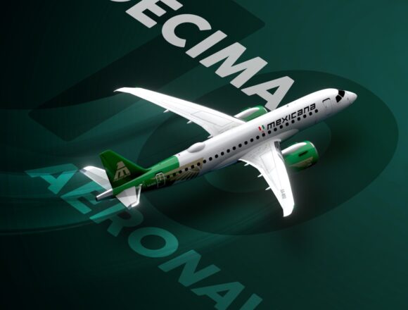 Mexicana recibe su décima aeronave Embraer E2 y alcanza la mitad de su flota prevista