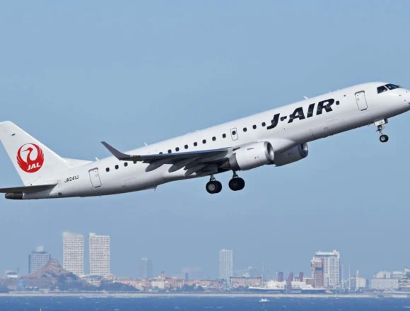 Japan Airlines renueva acuerdo de soporte con Embraer para sus E-Jets