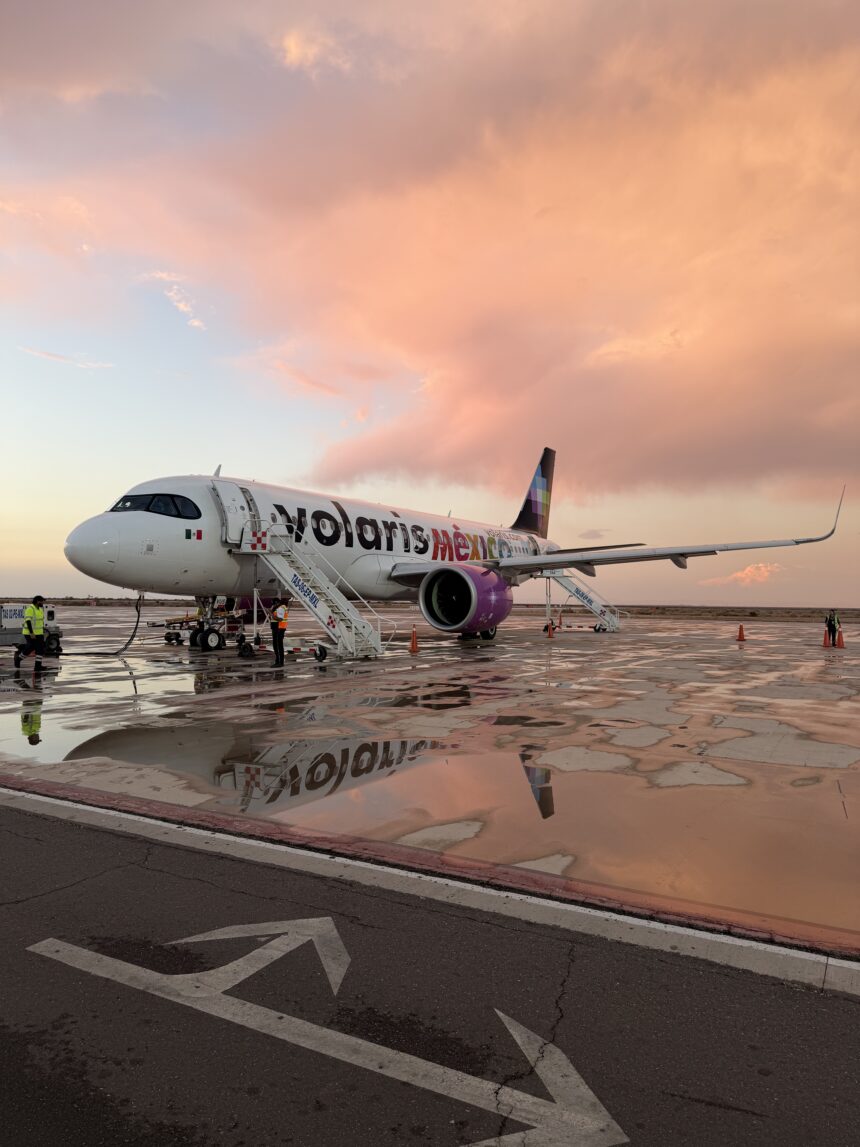 Volaris transporta 3.2 millones de pasajeros en agosto y aumenta 17.5% su tráfico