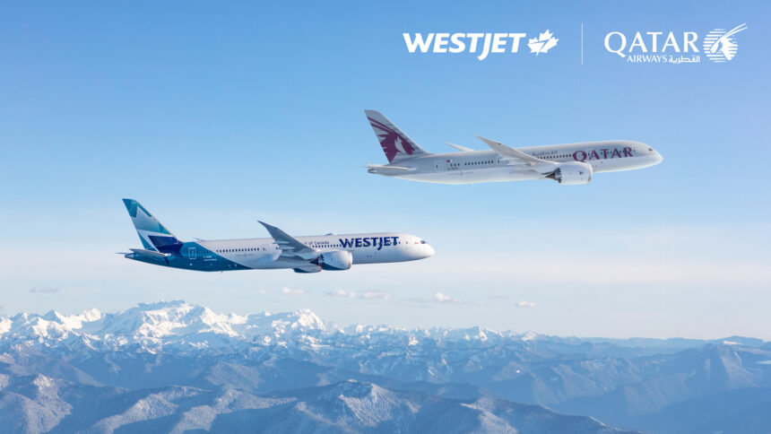 Qatar Airways y WestJet anuncian acuerdo de código compartido