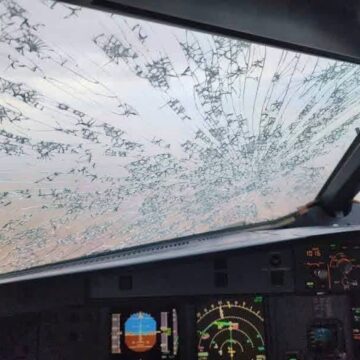 Granizada provoca daños en un Airbus A320 de Yemenia Airways durante vuelo a Jordania